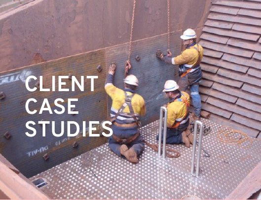 Fine Ore Filter Safety Maintenance with Steprite Custom Access Platform