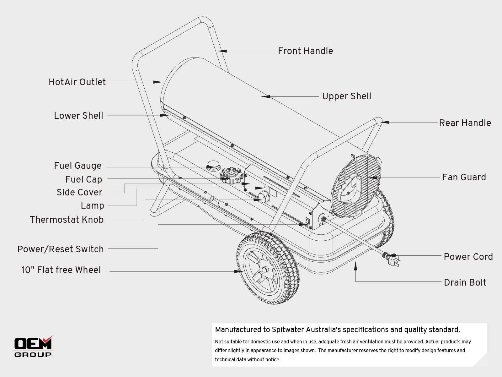 DC30 Manual Outline Diagram