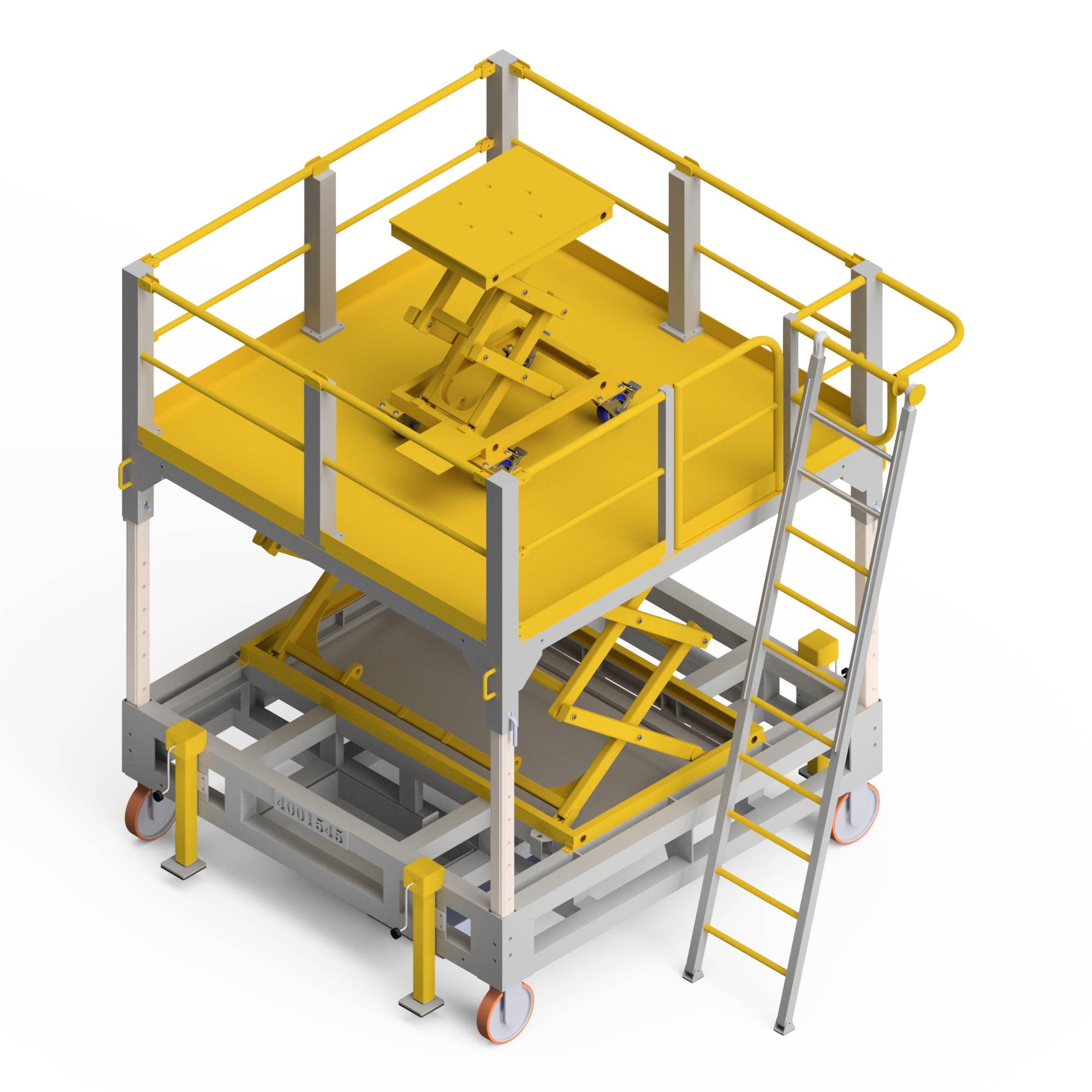 CAD Drawing of Fin Fan Platform