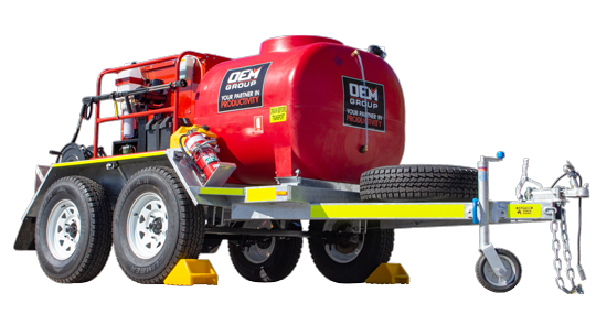 Hottie IV Industrial Hot Water Diesel Powered Pressure Cleaning Trailer