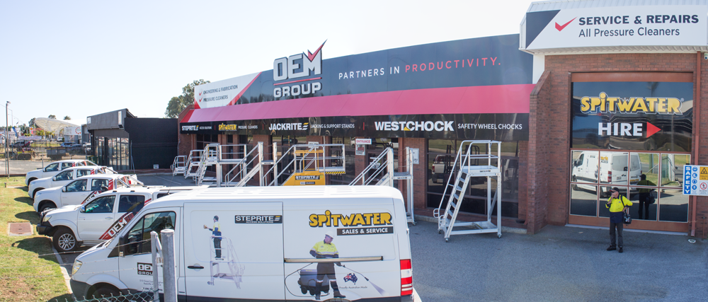 The front of the OEM Group building in Ascot