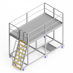 OEM00189 Train Loadout platform Rendered on white background