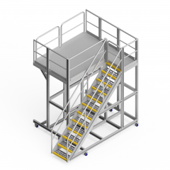 OEM00155 Car Dumper Safety Access Platform