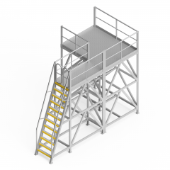 Train Loadout Safety Access Platform Fixed