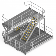 OEM01299 Vibrating Screen Wear Liner Change Out  Safety Access Platform