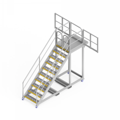 OEM01159 Mining Truck Tray Side Mount Tray  Safety Access Platform