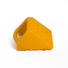 Manufacturer: BUYERS Actual part Manufacturer Part Number: WC786-AD Stock Photo FLOURESCENT ORANGE POLY WHEEL CHOCK 