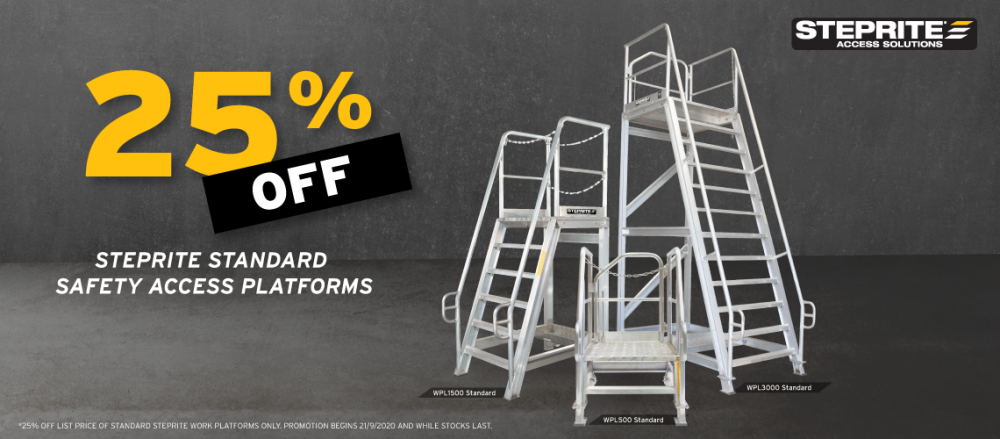 Steprite Promotion 25% off Standard Platforms