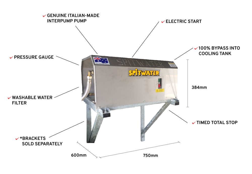 Spitwater Electric Cold Water Wall Mounted Infographic