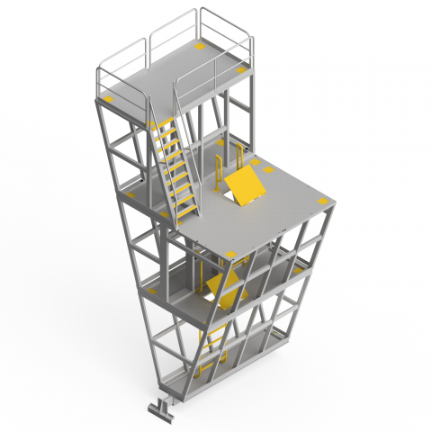OEM00152 Chute Liner Maintenance Platform