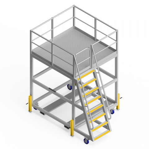 OEM00554 Reclaimer Bucket Wheel Safety Access Platform