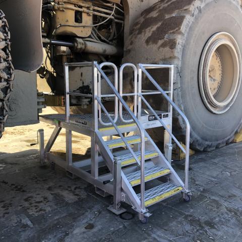 OEM00521 - Lower Left Hand Artic Safety Access Platform on mine site