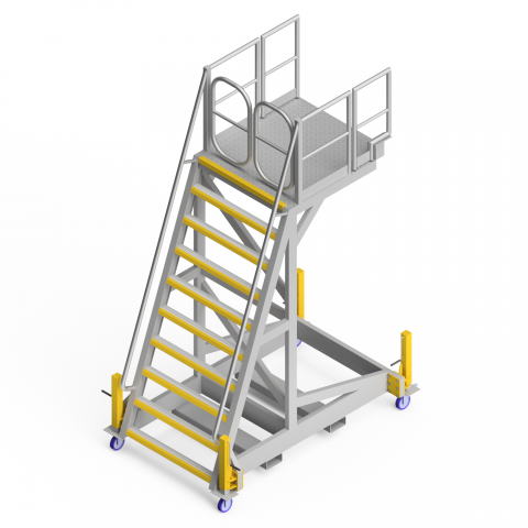 OEM00329 Double Entry Air Cleaner Access Platform 793F