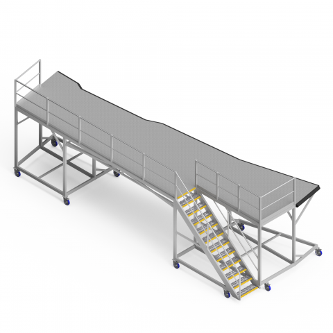 OEM01404 - OEM GROUP - HELICOPTER MAINTENANCE PLATFORM - FORWARD LEFT