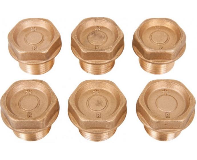 Valve Caps with o Rings for Interpump pump on white background