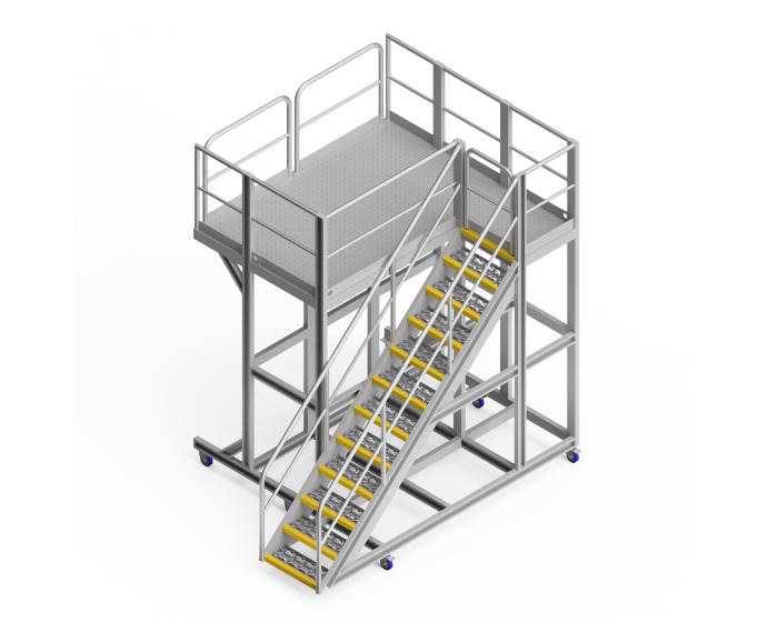 OEM00155 Car Dumper Safety Access Platform