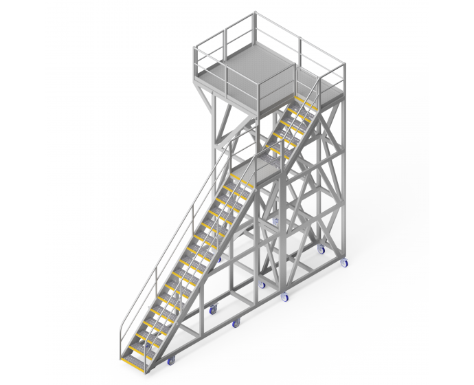 OEM00378 Reclaimer 2-Tier Safety Access Platform