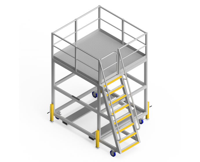 OEM00554 Reclaimer Bucket Wheel Safety Access Platform