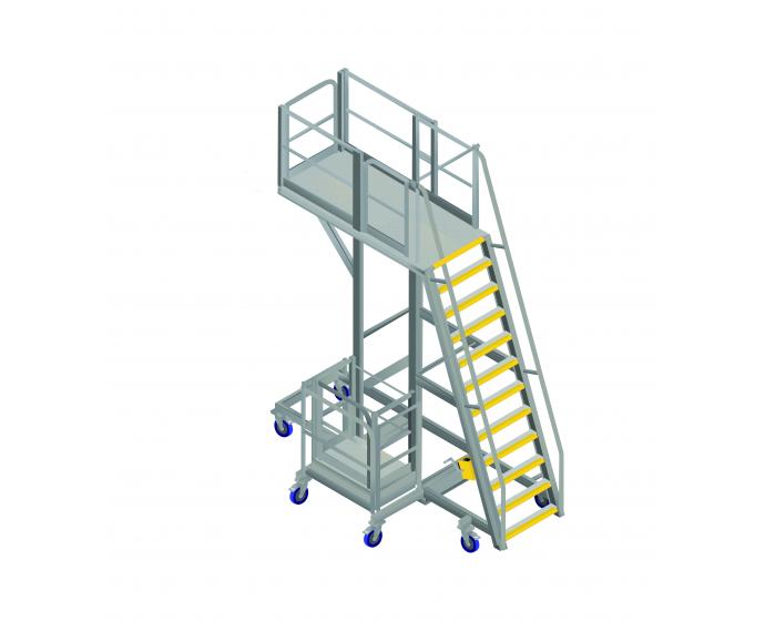 OEM01483 Air Cleaner Safety Access Platform with Lift