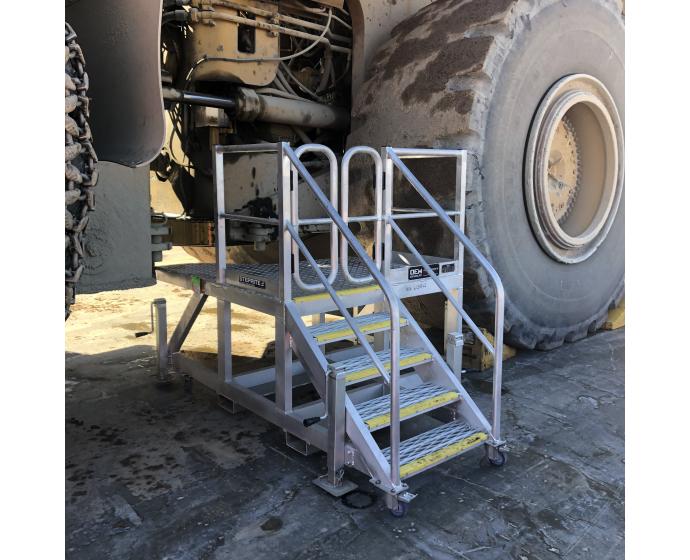 OEM00521 - Lower Left Hand Artic Safety Access Platform on mine site