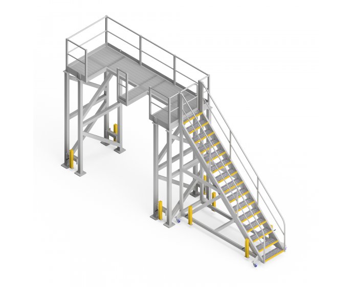 OEM00489 Tilt Cylinder Safety Access Platform  with Stairs MODEL C 994H
