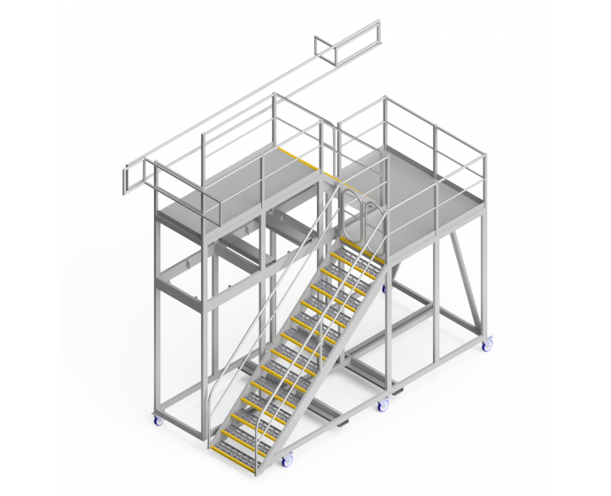 OEM00545 Mining Truck Tray Safety Access Platform 793F