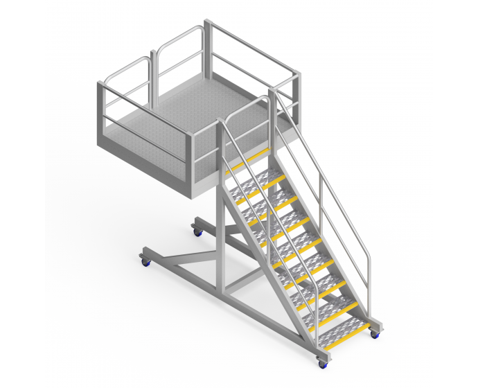 OEM00711 Engine Bay Safety Access Platform MODEL A Komatsu 475