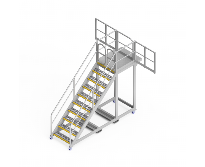 OEM01159 Mining Truck Tray Side Mount Tray  Safety Access Platform