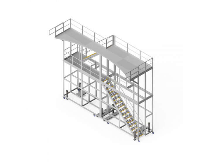 OEM01377 Mining Truck Tray Safety Access Platform 793F