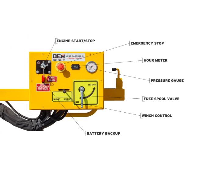 Recovery Trailer Control Panel