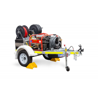 Wombat Jetter - Spitwater Jetting Trailer - White Background