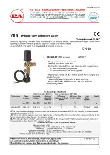 PA VB9SW Tech Data