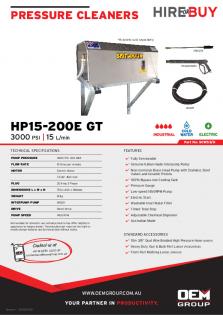 Spitwater HP15-200E GT_Product Flyer