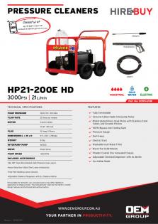 Spitwater HP21-200E HD_Product Flyer