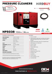 Spitwater HP5038_Product Flyer