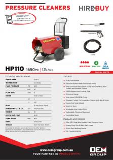 Spitwater HP110_Product Flyer