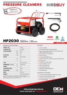 Spitwater HP2030_Product Flyer