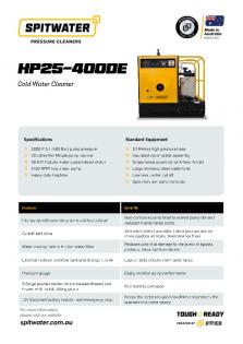HP25-400DE Data Spec Sheet R1
