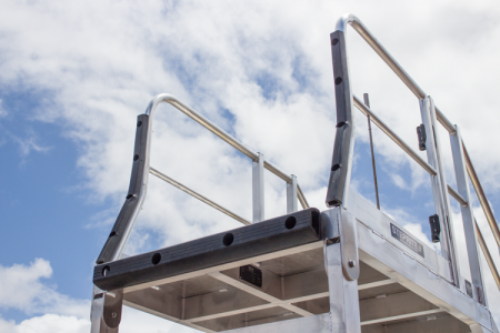 Steprite Aviation Access Platform - Sky in Background