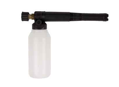 Chemical foaming bottle for pressure washer