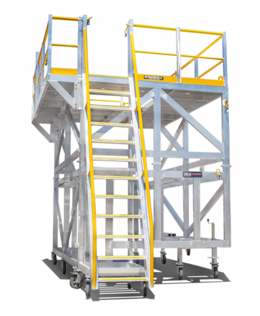 Custom Built Pipe Access Platform by OEM Groups Steprite Access Solutions