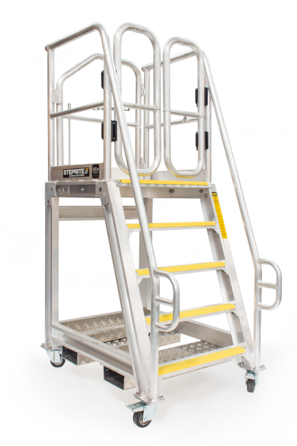 Minespec Steprite Access Platform on White Background