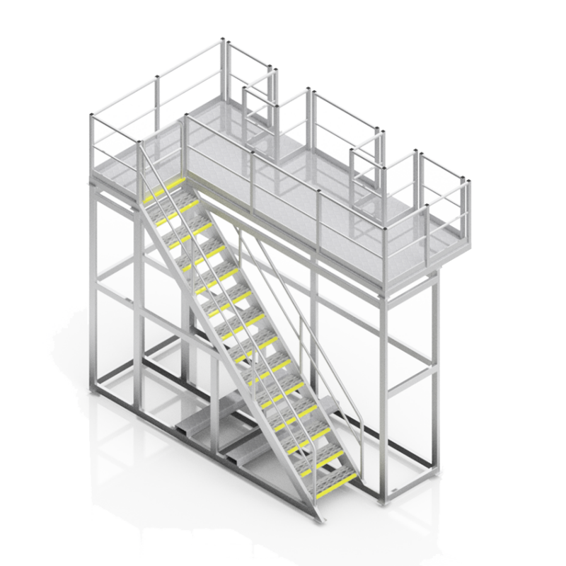 785C Truck Rear Pin Access Platform