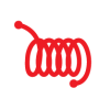 Heating Coil Symbol in Red
